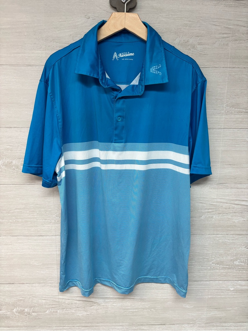 * | Royal and Awesome | polo. Size XL.